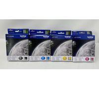 Genuine Brother LC-1000 MP Inkjet Ink Cartridge CMYK- 4 Pack FREE DELIVERY