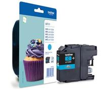LC123 Cyan Original Brother Printer Ink Cartridge LC-123 Cupcake Series