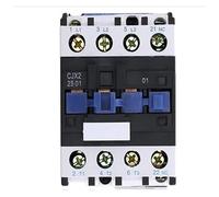 LC1D AC Contactor- CJX2-2501 CJX2-2510 CJX2-2511 25A Three Phase DIN Rail Mount Power Contactor- 24V 36V 110V 220V 380V(CJX2-2511 1NO 1NC,110V)