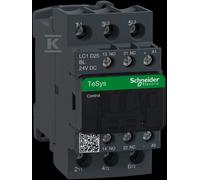 LC1D25BL TeSys D Power Contactor AC3 25A 3P 24VDC Coil