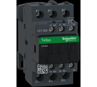 Schneider Electric Contactor LC1D32B7 - 3-pole (3 NO), 24 VAC coil, 32 A, ≤440 V - Brand New