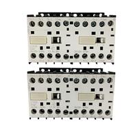 LC2-K0910 LC2-K0901 Small Reversible Interlocking Contactor AC AC Coil 220V 24V 50/60Hz 1Pcs(AC380V LC2K0910)