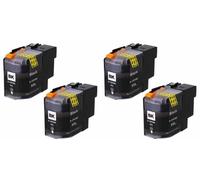 LC20EXXL Ink Cartridges Compatible with Brother MFC-J775DW MFC-J985DW Inkjet Printers, Leak-Proof Design Crisp Printing 2*Black(4*Black)