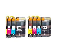 LC22UXL LC22U Ink Cartridge Compatible For Brother DCP-J785DW MFC-J985DW | Replacement Ink Cartridge, Color Printing, Office Printing, Inkjet Supply(2set)