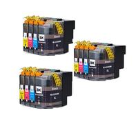 LC22UXL LC22U Ink Cartridges Compatible For Brother DCP-J785DW | MFC-J985DW, Ink Supply, Printer Consumable, Replacement Cartridge(3 SET)
