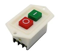 LC3-10 Drill Press Start Stop Push Button Switch, Self-Locking, 380V 10A, Plastic Construction