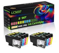 LC3237 Compatible for Brother Ink Cartridges with Chip HL-J6000DW HL-J6100DW MFC-J5945DW MFC-J6945DW Printers (2 Set)