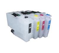 LC406 LC436 LC426 Empty Ink Cartridge Compatible For Brother J4340DW | J4540DW J4340 J4540 J4440DW 6957DW, High Capacity Chip, Refillable Design(Asia LC456)