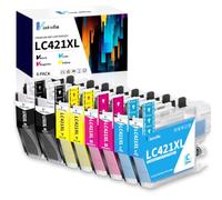 LC421XL Ink Cartridges Replacement for Brother LC421XL LC421 LC-421XLVAL