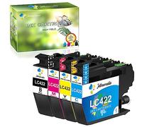 LC422 Ink Cartridges Compatible with Brother LC 422 for MFC-J5740DW, 4 Pack | Compatible with Brother LC422XL LC422VAL LC-422VAL for MFC-J5340DW MFC-J6540DW MFC-J6940DW MFC-J5345DW Printer