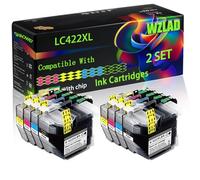 LC422XL Compatible for Brother Ink Cartridges with Chip MFC-J6940DW MFC-J6540DW MFC-J6540DWE Printers (2 Set)