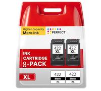 LC422XL Ink 8 Pack for Brother LC422 LC-422VAL Ink Cartridges Compatible with Brother MFC-J5340DW MFC-J5345DW MFC-J5740DW MFC-J6540DW MFC-J6940DW (2 * Black/Cyan/Magenta/Yellow) All-in-One Printer