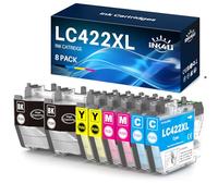 LC422XL Ink Cartridges Multipack Replacement for Brother LC422 LC-422XL VAL | Compatible with Brother MFC-J5340DW MFC-J5345DW MFC-J5740DW MFC-J6940DW MFC-J6540DW 8 pack