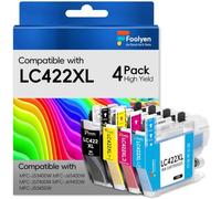 LC422XL Ink Cartridges Multipack Replacement for Brother LC422XL LC422 LC-422XL VAL Compatible with Brother MFC-J5340DW MFC-J5345DW MFC-J5740DW MFC-J6940DW MFC-J6540DW