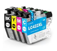 LC422XL LC-422XLVAL Ink Cartridges Replacement for Brother LC422 LC-422XL LC422XLVAL Multipack Compatible with Brother MFC-J5340DW MFC-J5345DW MFC-J5740DW MFC-J6540DW MFC-J6940DW (4 Pack)