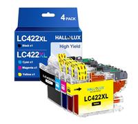 LC422XL LC-422XLVAL Ink Cartridges Value Pack Replacement for Brother LC422 LC-422XL LC422XLVAL Compatible for Brother MFC-J5340DW MFC-J5345DW MFC-J5740DW MFC-J6540DW MFC-J6940DW (Pack of 4)