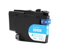 LC434 Standard Compatible for Brot-her DCP-J1200DW Printer Ink Cartridges LC434 Multifunctional All-in-one Machine(LC434-C)