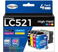 LC521 Ink Cartridges Multipack Compatible with Brother LC 521 LC521VAL
