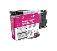 LC527 LC-527 LC527XL LC-527XL Ink Cartridge,Compatible For Brother Compatible For MFC-J4350DW MFC-J4550DW Printerv(1PC Magenta(LC527XL))