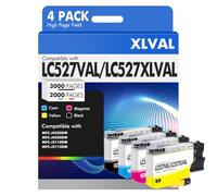 LC527VAL LC527XLVAL LC527XL Ink Cartridges Multipack for Brother LC527