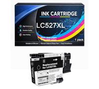 LC527XL Ink Cartridge Compatible for Brother LC 527XL 527 LC527XL | High Yield Work with MFC-J4350DW MFC-J4550DW MFC-J6760DW MFC-J6960DW Printers,Black-1pack