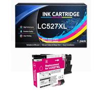 LC527XL Ink Cartridge Compatible for Brother LC 527XL 527 LC527XL | High Yield Work with MFC-J4350DW MFC-J4550DW MFC-J6760DW MFC-J6960DW Printers,Magenta-1pack