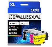 LC527XL LC527VAL LC527 LC527XLVAL Ink Cartridges Multipack for Brother