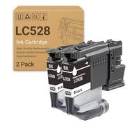 LC528 LC-528 Ink Cartridges Compatible for Brother MFC-J6760DW J6960DW J6975DW J6977DW Printers, High-Yield - 6000 Pages black x 2