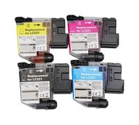 LC531XL Ink Cartridges Compatible For Brother DCP-J1260W J1310DW