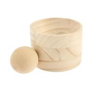 LCANALLYMS Dumpling maker, Wooden Dumpling Press Tool Handmade Round Maker The Ultimate for Pressing Wrappers Quick Wrapper(Wood 1PC)
