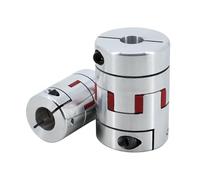 LCANALLYMS flexible elastic coupling, 3PCS Jaw Flexible Coupling Plum Diameter=25mm Length=30mm 8mm to 10mm 5/6/6.35/8/9.5/10/12mm(8X10)