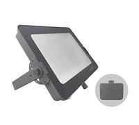 LCANALLYMS Solar lights outdoor, 4500-5000Lms, IP65 with Photocell Dusk Till Dawn Sensor, Energy Saving Security Light, Tri-Colour(200 Watts)