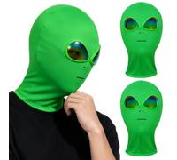 Lcarege Alien Costume, 3D Creepy Alien Masks for Adults Halloween Props | 3D Full Face Masks with Glasses, Comfortable Adult Fit, Ideal Cosplay, Parties, Festival