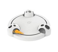 Lcarege Cat Turntable, Cat Toys, Interactive Roating Pounce Hide Seek Mouse Teaser Scratch Board Electric Amusement Plate