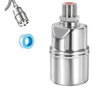 LCAUTOMATA 1/2'' Automatic Water Level Control Valve Auto Shut Off Ball Mini Float Valve 304 Stainless Steel Float Valve