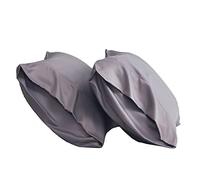 LCBD 100% Organic Bamboo Body Pillow Case, Organic Bamboo Cooling Long Pillow Case for Hot Sleepers, Soft Silky Cooling Body Pillow Cover with Envelope Closure, 1 Pack, Grey