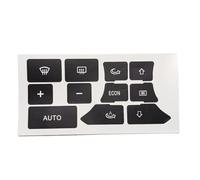 LccYanAi Car Audio Button Repair Decal for Audi A3 8P 2003-2008,Climate Control A/C,Steering Steel,Radio,Window,Door Lock,Stickers Accessories