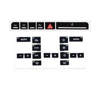 LccYanAi Car Audio Button Repair Decal for Audi A4 B6 B7 2000-2008,Climate Control A/C,Steering Steel,Radio,Window,Door Lock,Stickers Accessories,D