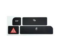 LccYanAi Car Audio Button Repair Decal for Audi A4,Climate Control A/C,Steering Steel,Radio,Window,Door Lock,Stickers Accessories,A