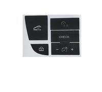 LccYanAi Car Audio Button Repair Decal for Audi A6 C6,Climate Control A/C,Steering Steel,Radio,Window,Door Lock,Stickers Accessories,A