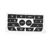 LccYanAi Car Audio Button Repair Decal for BMW 5 Series 2009-2015,Climate Control A/C,Steering Steel,Radio,Window,Door Lock,Stickers Accessories