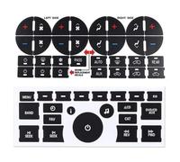 LccYanAi Car Audio Button Repair Decal for Buick Enclave CX CXL 2006-2012,Climate Control A/C,Steering Steel,Radio,Window,Door Lock,Stickers Accessories