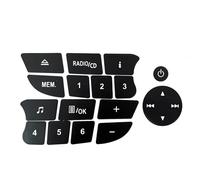 LccYanAi Car Audio Button Repair Decal for Clio Megane Twingo 2009-2011,Climate Control A/C,Steering Steel,Radio,Window,Door Lock,Stickers Accessories