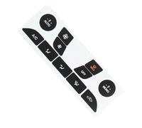 LccYanAi Car Audio Button Repair Decal for Ford Focus 1999-2005,Climate Control A/C,Steering Steel,Radio,Window,Door Lock,Stickers Accessories