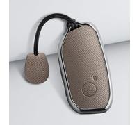 LccYanAi Key Fob Cover for BMW 3/4/5 Series X1 X2 X3 X4 X5 X6 325Li 530 i3 iX3,Car Key Case Cover Bag Shell Fob Protector Car Accessories,E-coffee-1