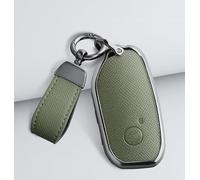 LccYanAi Key Fob Cover for BMW 3/4/5 Series X1 X2 X3 X4 X5 X6 325Li 530 i3 iX3,Car Key Case Cover Bag Shell Fob Protector Car Accessories,A-Green-3