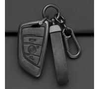 LccYanAi Key Fob Cover for BMW 5/3/1/7 Series X1X2X3X5 ix3 i3 530 320 325li,Car Key Case Cover Bag Shell Fob Protector Car Accessories,B-Grey
