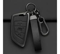 LccYanAi Key Fob Cover for BMW 5/3/1/7 Series X1X2X3X5 ix3 i3 530 320 325li,Car Key Case Cover Bag Shell Fob Protector Car Accessories,D-Black1