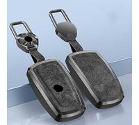 LccYanAi Key Fob Cover for BMW 5 Series 530i 3 Series 7 Series X1 X3 X4 X5 X6,Car Key Case Cover Bag Shell Fob Protector Car Accessories,B-Black