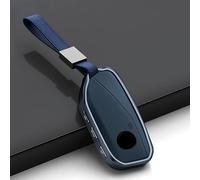 LccYanAi Key Fob Cover for BMW 7 Series X5/X7/735Li/740Li/i7 X1 5 Series X6 2023-,Car Key Case Cover Bag Shell Fob Protector Car Accessories,D-Blue-4
